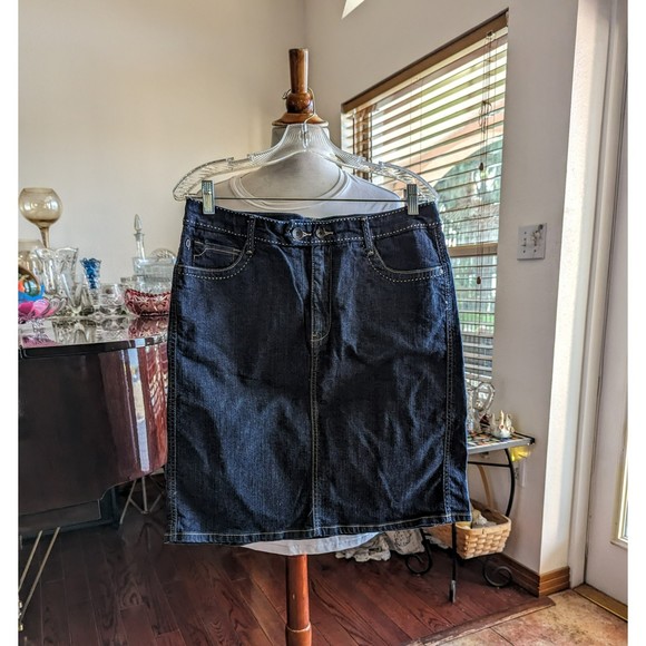Nine West Jeans skirt  Sz 12 - Picture 1 of 11